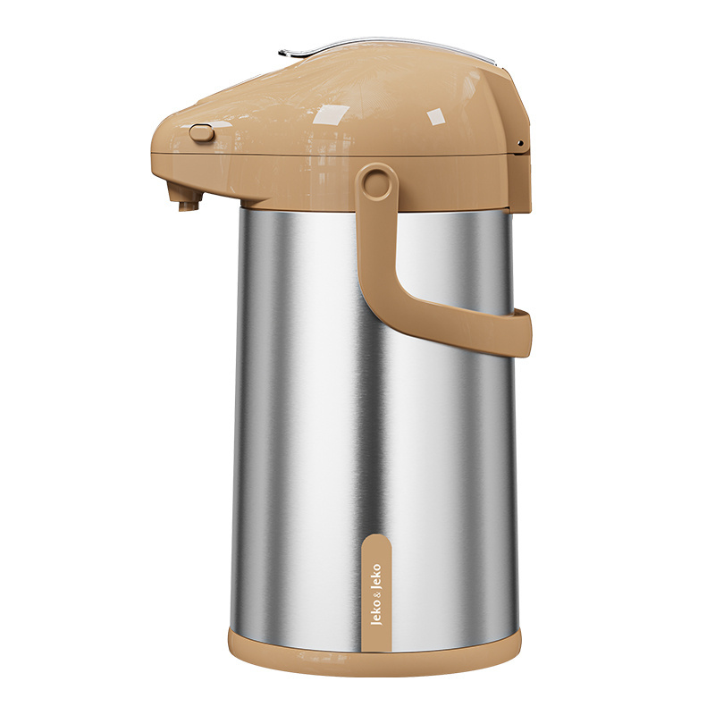 Jeko&Jeko 102 Oz Vacuum Insulated Lever-Action Airpots For Coffee To Keep Hot/Cold Retention