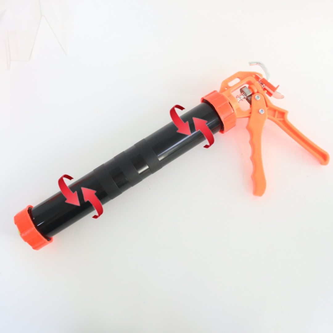 600ml Sausage Caulking Gun for Epoxy Glue one component with nozzle