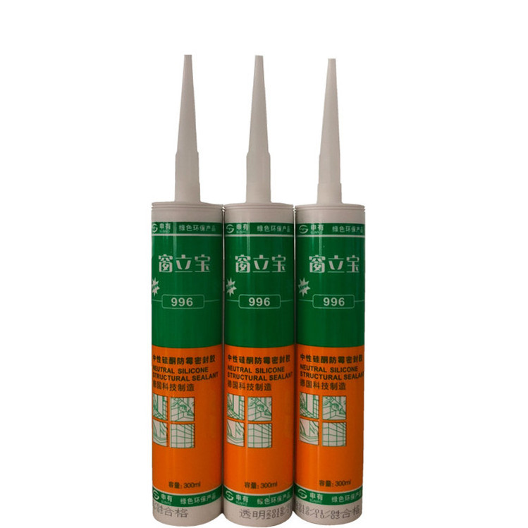 Glass Glue Concrete Crack Filler Neutral Curing Non Acidic Clear Polyurethane High Strength Waterproof Adhesive Silicone Sealant