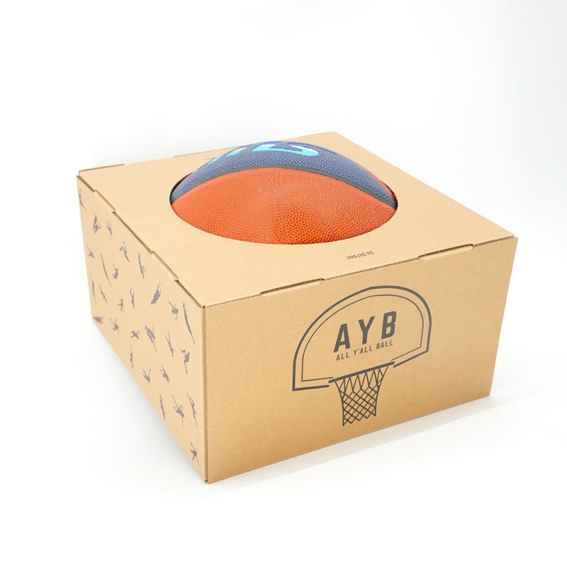 Factory Custom Size Basketball Box Corrugated Soccer Ball Football Packaging Box