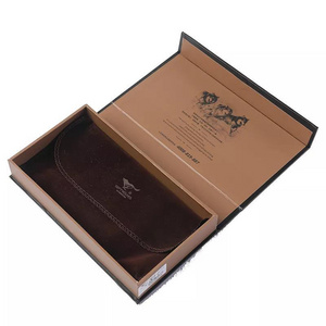 Manufacturer custom kraft corrugated cardboard printing logo packaging box hat box wallet packaging