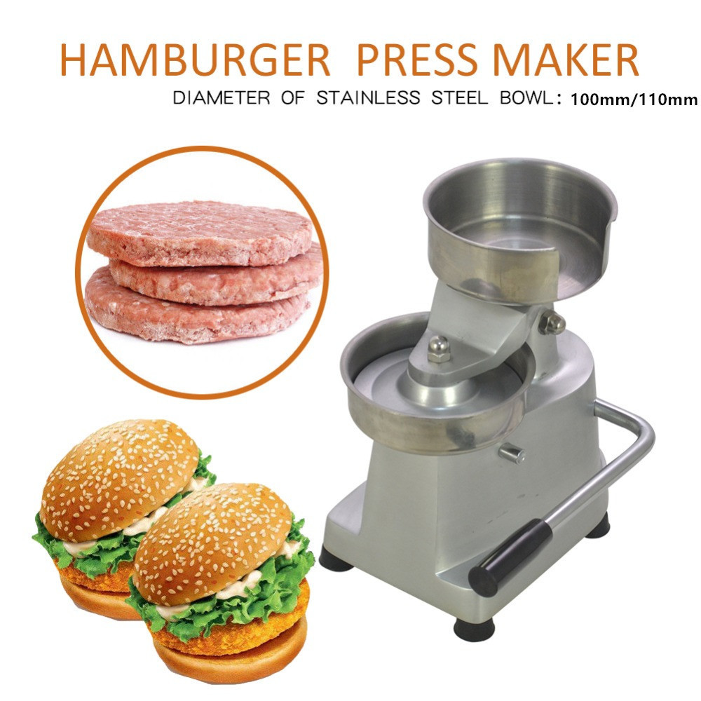 Mini manual commercial cheap hamburger patty press maker