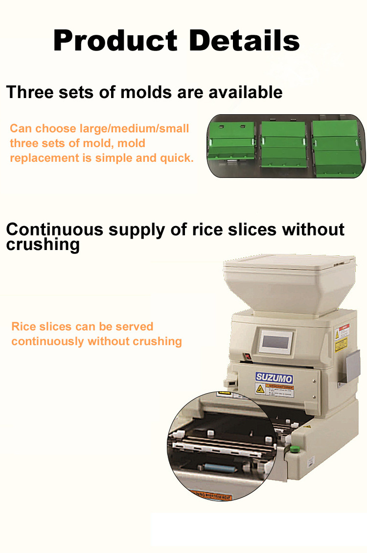 Shineho SVR-NYA Japanese Food Sushi Rice Roll Machine Suzumo Sushi Machine Nigiri Maker Sushi Rice Sheet Machine for sale