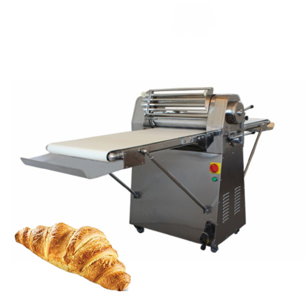 Commercial Stainless Steel Pizza Dough Sheeter Table Top Forming Machine Croissant Spring Roll Puff Pastry Making Machine