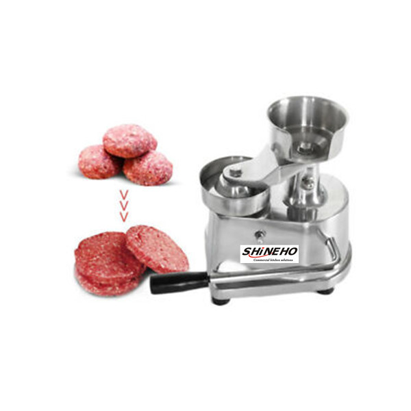 Mini manual commercial cheap hamburger patty press maker