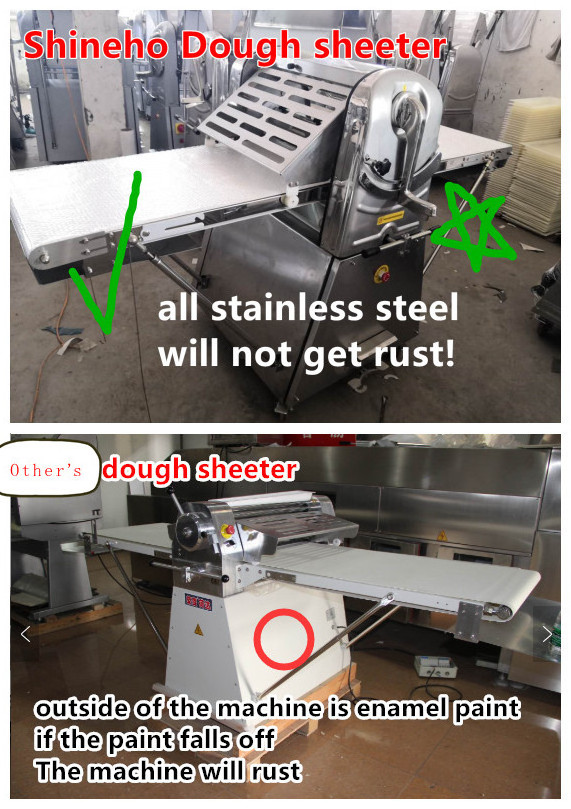 Commercial Stainless Steel Pizza Dough Sheeter Table Top Forming Machine Croissant Spring Roll Puff Pastry Making Machine