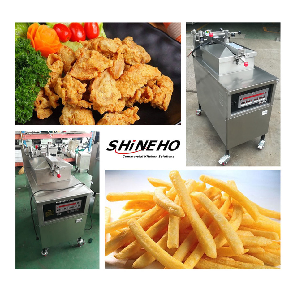 Commercial gas chicken pressure fryer henny penny broaster used kfc ce pfe-600 electric pressure fryer with oil filter for sale