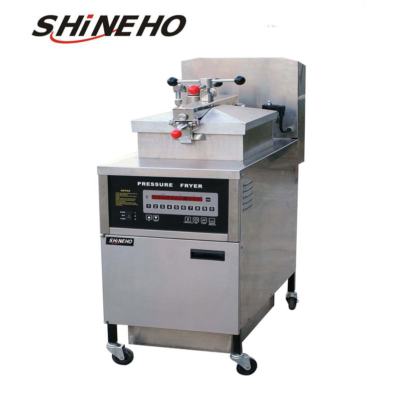 P007 broasted chicken machine/henny penny pressure fryer/kfc chicken frying machine