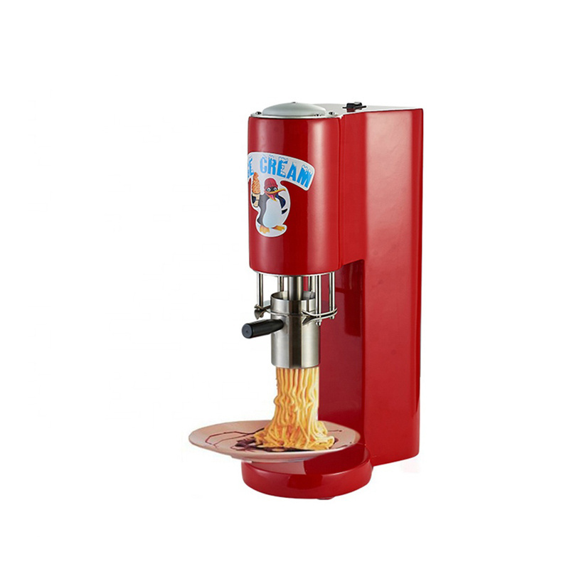 gelato ice cream noodle shape making machine/ice cream spaghetti machine/spaghetti press ice cream machine