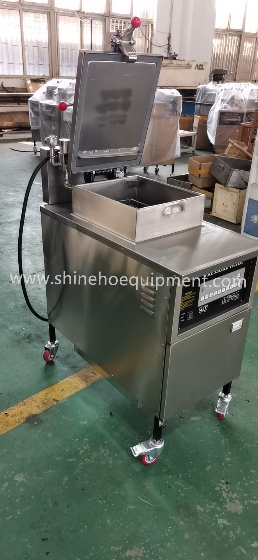 Commercial gas chicken pressure fryer henny penny broaster used kfc ce pfe-600 electric pressure fryer with oil filter for sale