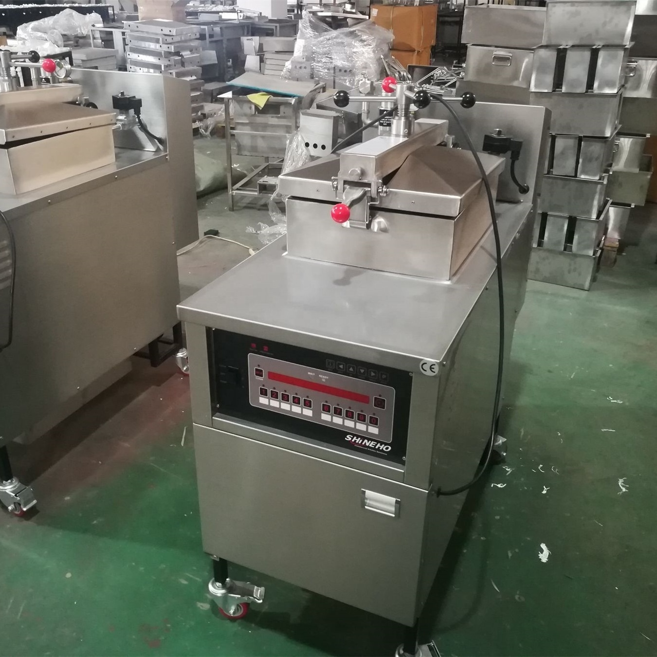 Commercial gas chicken pressure fryer henny penny broaster used kfc ce pfe-600 electric pressure fryer with oil filter for sale