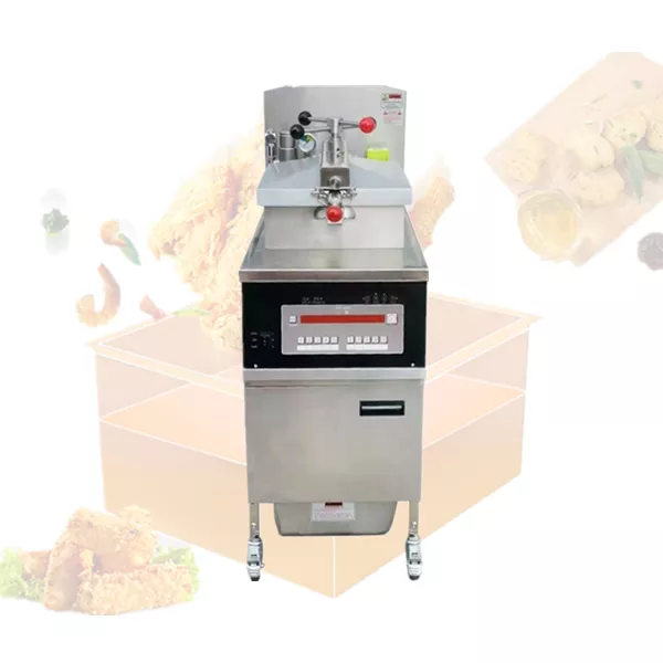 Shineho friteuses 304 Stainless Steel Cutting Gas Pressure Industrial Chicken Fryer