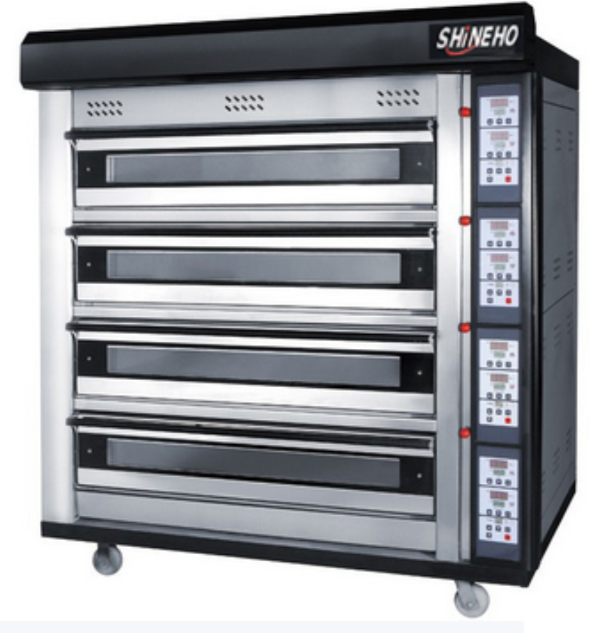 B017B Oven 3Layer12Trays bakery pizza deck oven with steam