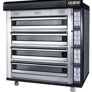 B017B Oven 3Layer12Trays bakery pizza deck oven with steam