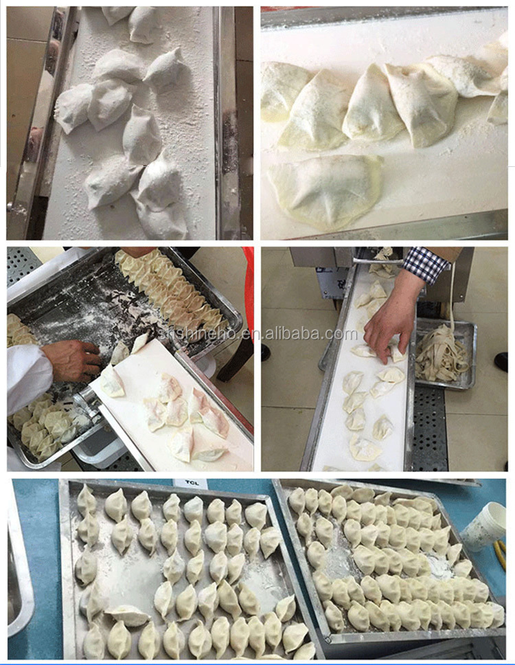 Electric Dumpling Gyoza Machine Russia Ravioli Pierogi Pelmeni Automatic Empanada Samosa Making Machine for Sale