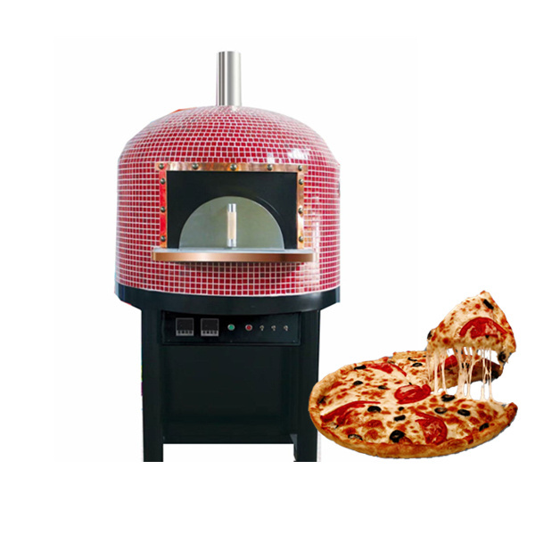 Used commercial conveyor wood fired rotating pizza oven for sale