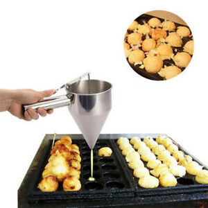 Pancake Cupcakes Batter Dispenser Waffle Cake/Dough Funnel Cream Separator Measuring Cup Doser Valve Baking Tools Muffins Pourer