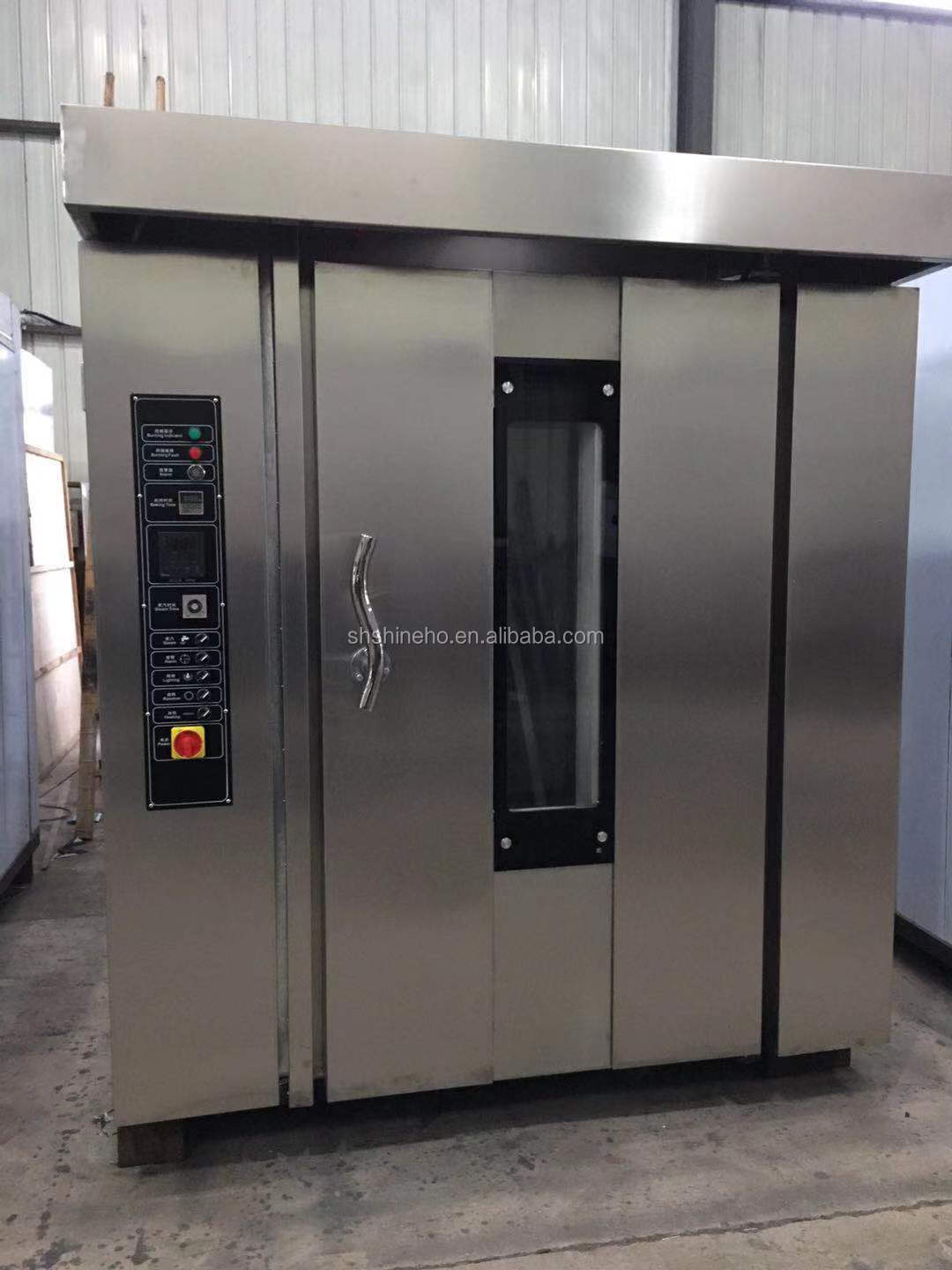 Commercial Industrial Professional  Bread Bakery Machine Gas /Electirc Horno Rotativo Para Panaderia Pizza Rack Rotary Oven