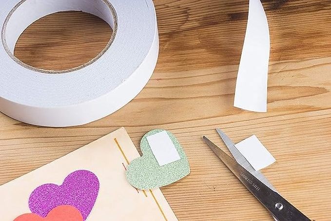 Acid Free Environment Friendly Tissue Paper Double Coated Water Based Acrylic Adhesive Tissue Crafting Tape