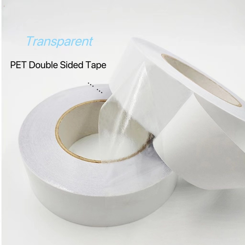 Custom Clear Adhesive Sheets Super Strong Sticky Heavy Duty Strong Adhesive Double Sided Pet Tape