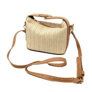 wholesale summer handmade woven paper straw bags tote summer beach tote bag women shoulder sling bag handbags 3172