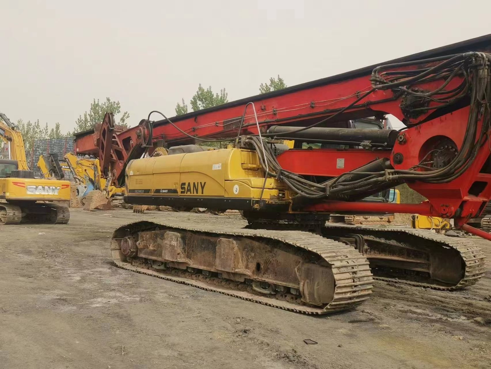 Used SANY SR280 used ROTARY DRILLING RIG HOT SALE,USED SANY SR200 220 250 280 ROTARY DRILLING RIG for sale,USED Rotary Rig