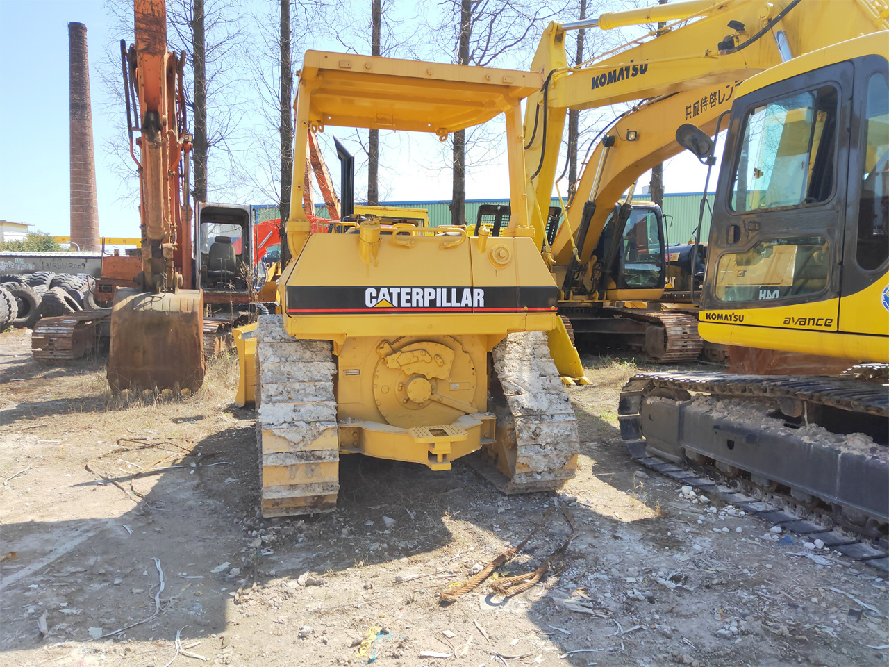 Used Caterpillar Mini Crawler Bulldozer D4H, Second hand CAT D4 D5 D6 D7 Bulldozer dozers for sale japan