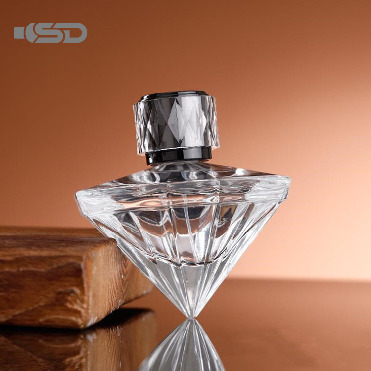 Luxury 50ml 70ml Unique Perfume Spray Bottle Design Perfume Bottles Cosmetic Perfume 50ml Diamond Bottle