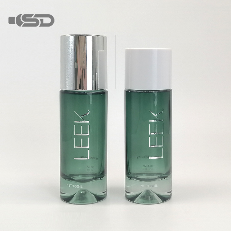 Luxury Cosmetics Packaging Set Empty Skincare Dropper Bottle 100ml Cosmetic Bottle Cream Aluminum Lotion Pump Bottle