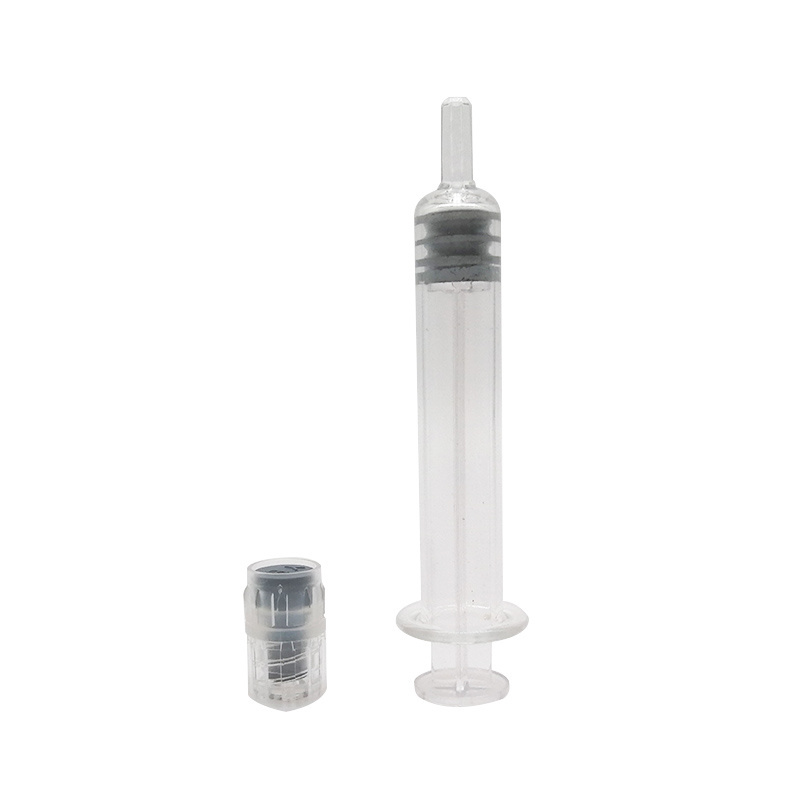 Empty Personalized Bottle Beauty Glass Prefilled Syringe Bottle Cosmetic Round Dosing Syringe 1 Ml Glass Bottles