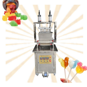 Lab Mini Gummy Candy Machine Pedal Control Hard Candy Depositor Semi Automatic Lollipop Machine