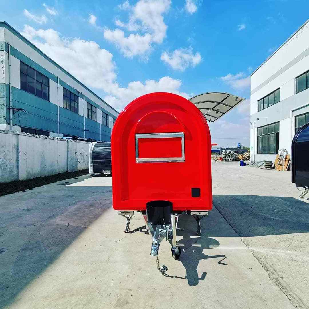 SLUNG  Cheap Price Mobile Food Cart / Snack Food Cart / Round Kiosk Food Trailer