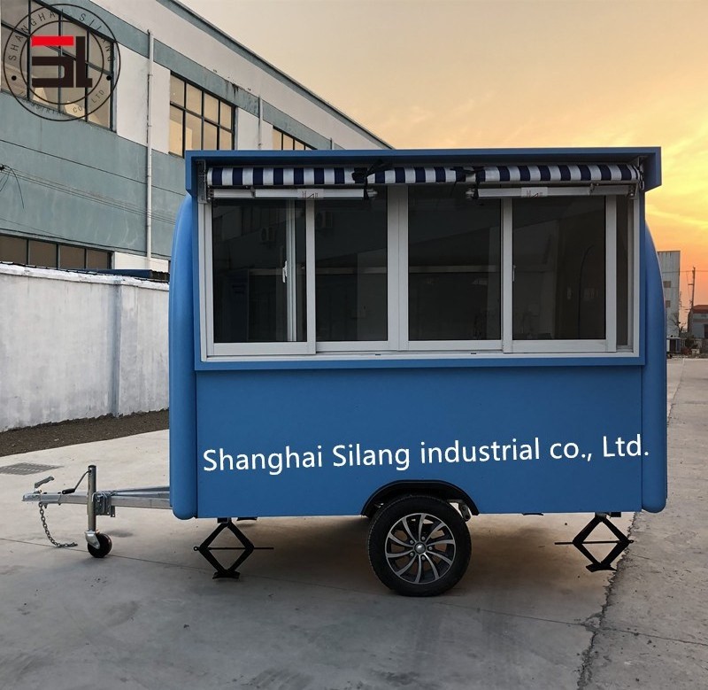 SLUNG Outdoor Mobile Street Fast Food Kiosk/street food cart Food Truck for sale EU