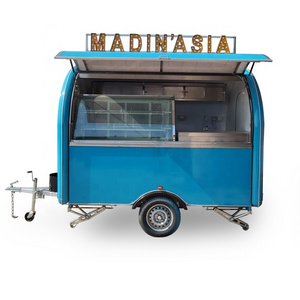 Street Candy Kiosk Serve Salon Barber Shop Mobile Bar Catering Trailer Airstream Food Truck For Sale