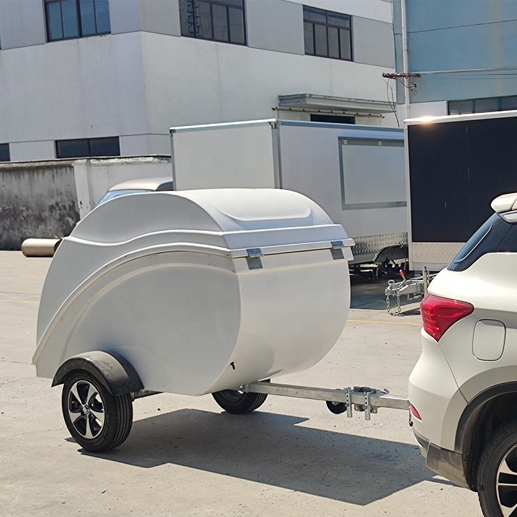 Hot Sale Foldable Large Capacity Two Wheels Luggage Cargo Trailer Max Customized Steel Bulk Truck Dimensions Color Material Type