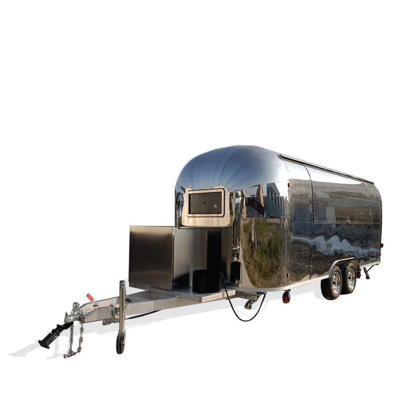 China Outdoor Food Car , Fast Food Truck for sale , Electrical Stainless Steel Mobile Food Cart