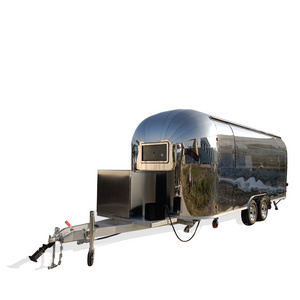 China Outdoor Food Car , Fast Food Truck for sale , Electrical Stainless Steel Mobile Food Cart