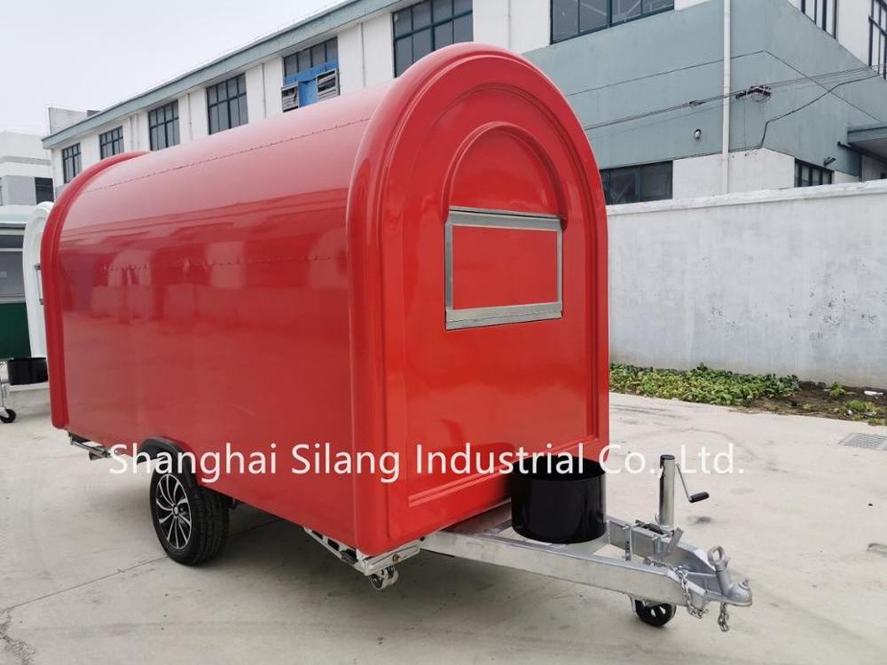 European standard mini mobile fast food trailer for street event, mobile catering trailer