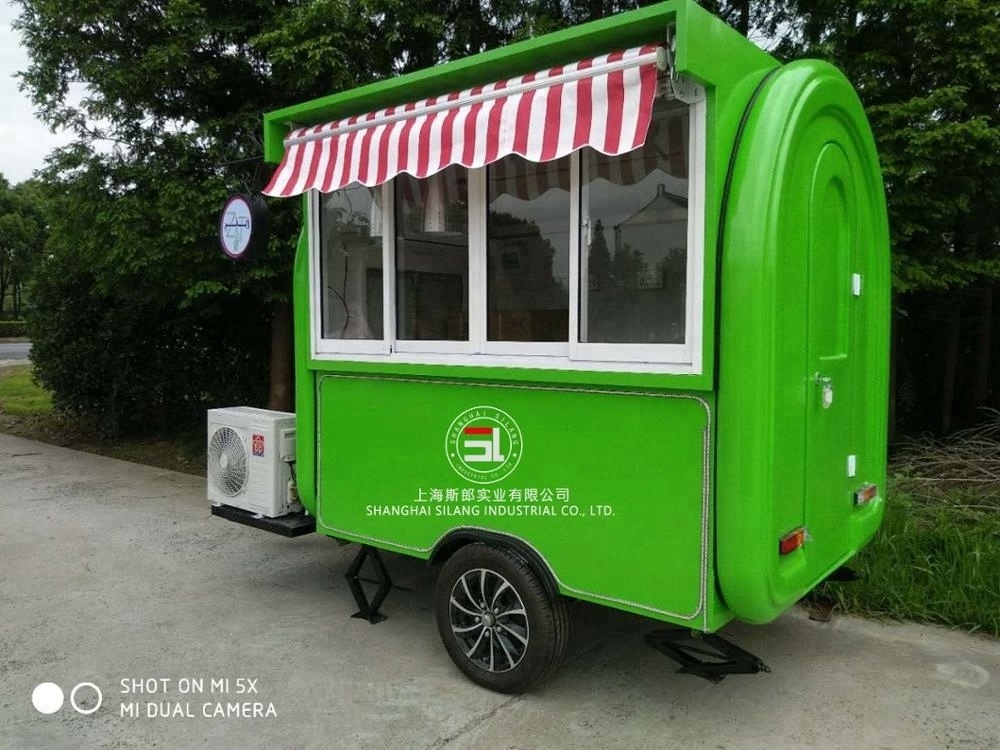 China factory direct selling hot dog cart mobile food trailer Best quality food truck for sale crepe