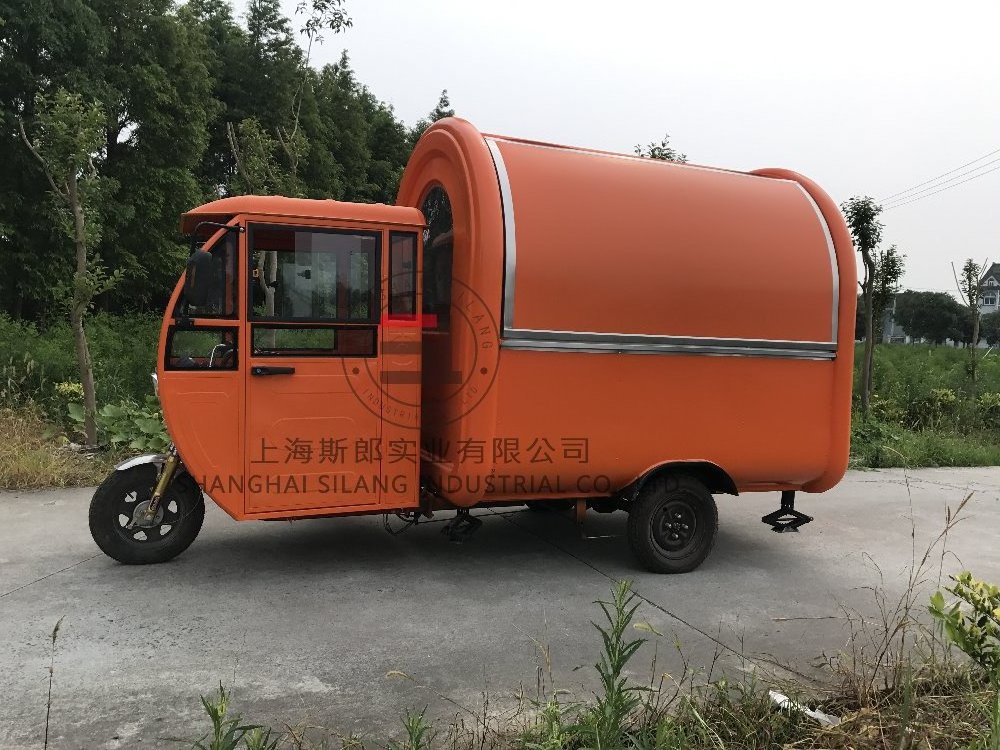 High Quality Electric Tricycle Mobile Bike Food Cart For Sale