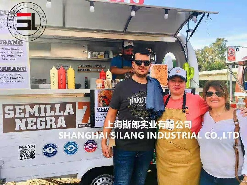 China Major Manufacturer Street Vending Mobile Food Carts Crepe Carts/fast Food Car/orange Juice Kiosk