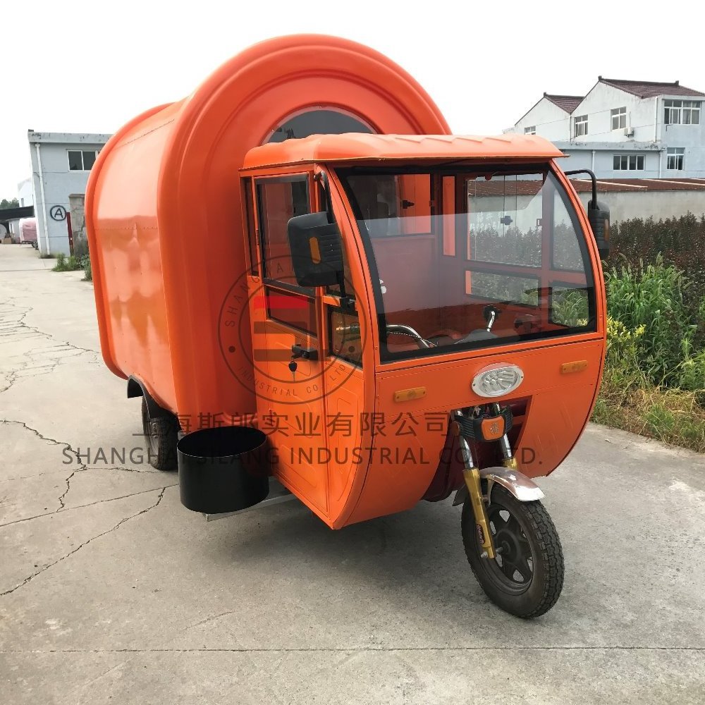 High Quality Electric Tricycle Mobile Bike Food Cart For Sale