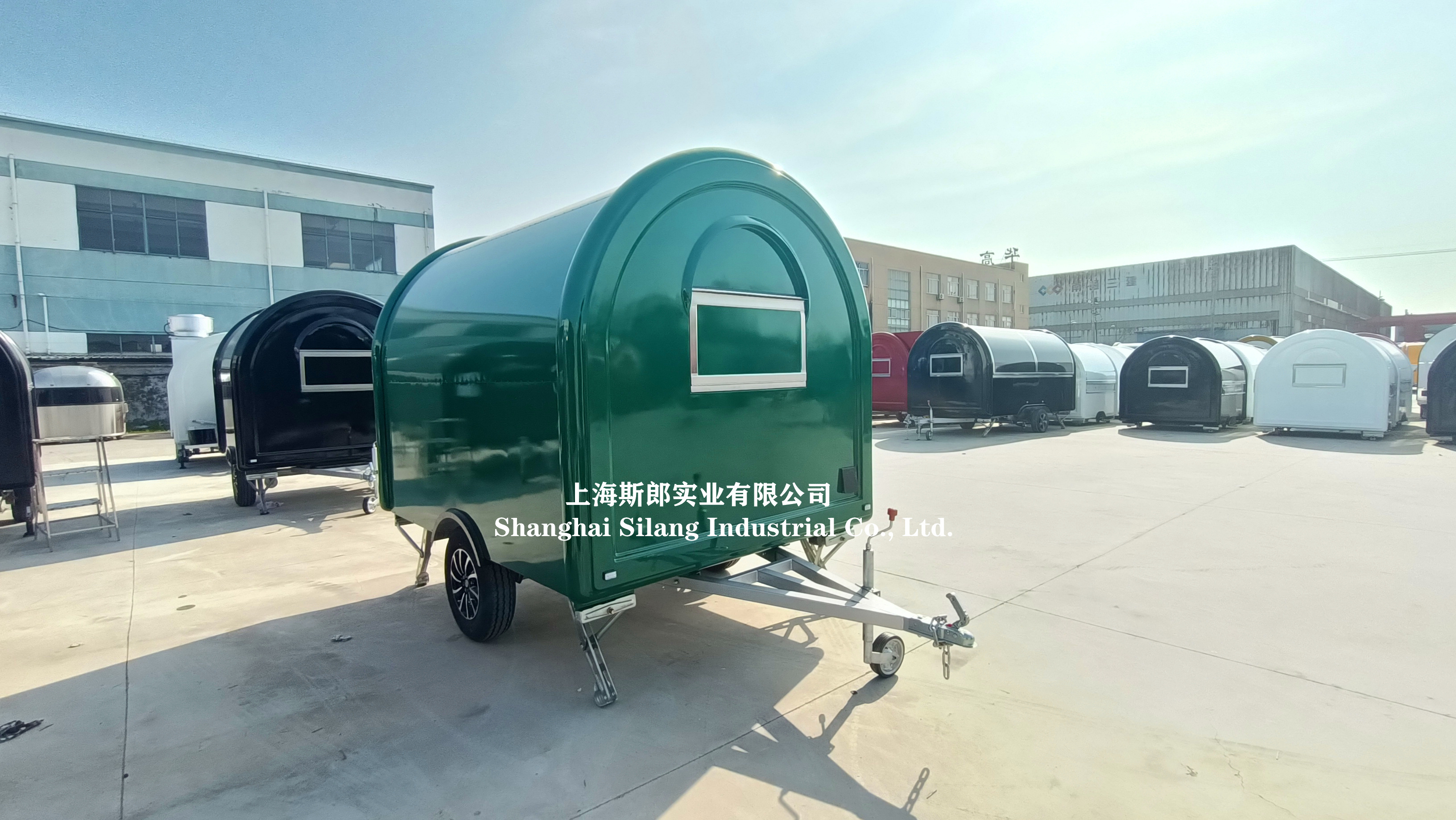 shanghai silang high quality White / Beach Drink Truck / Hamburger Coffee Ice Cream cart / Food Trailer