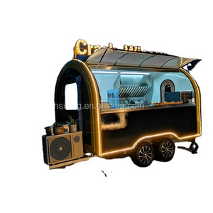 SILANG towable pizza trailer mobile street food truck for sale unique design fast food c