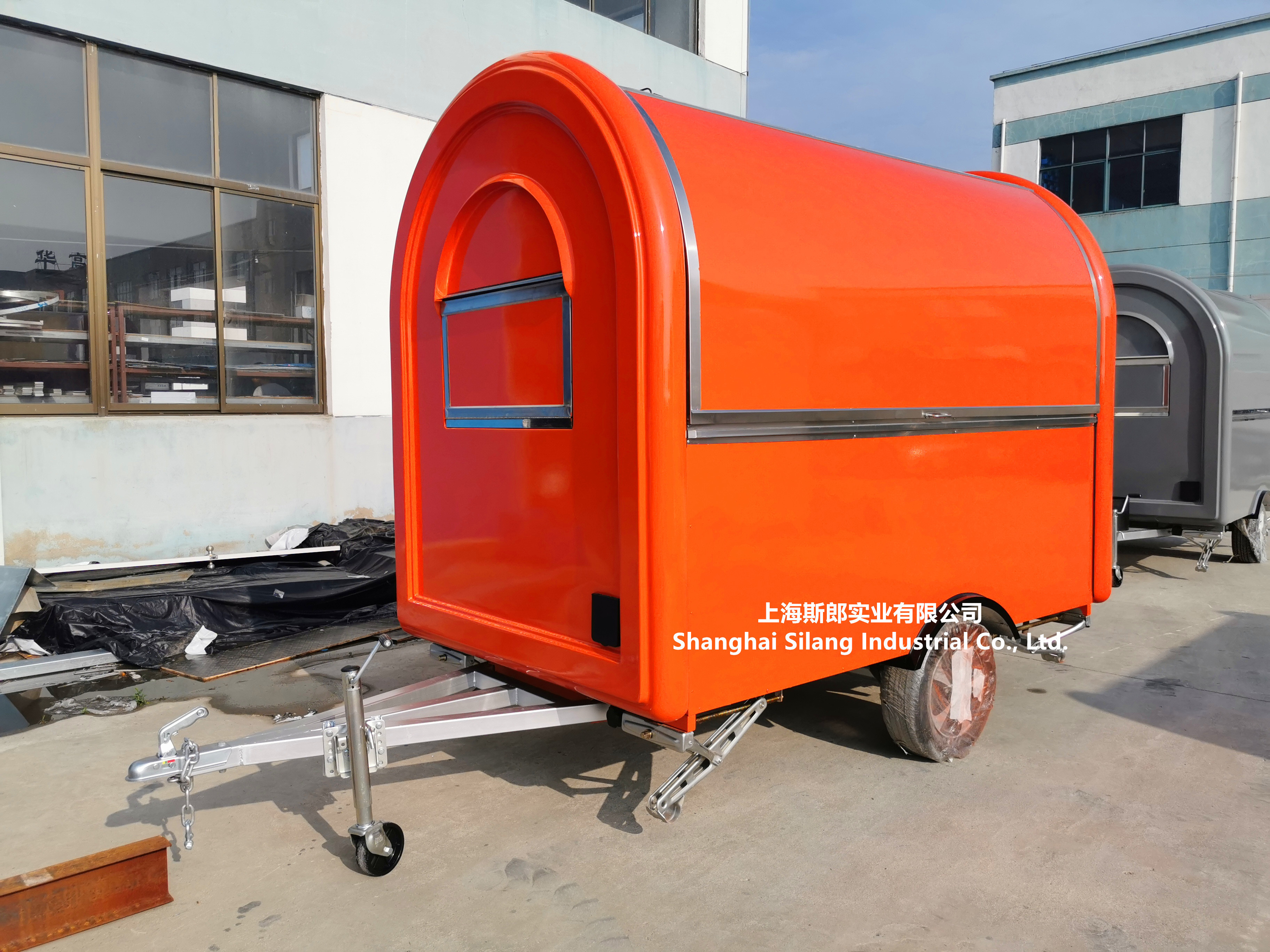 Custom made small USA standard concession fast food trucks mobile food trailer 230*200*230cm