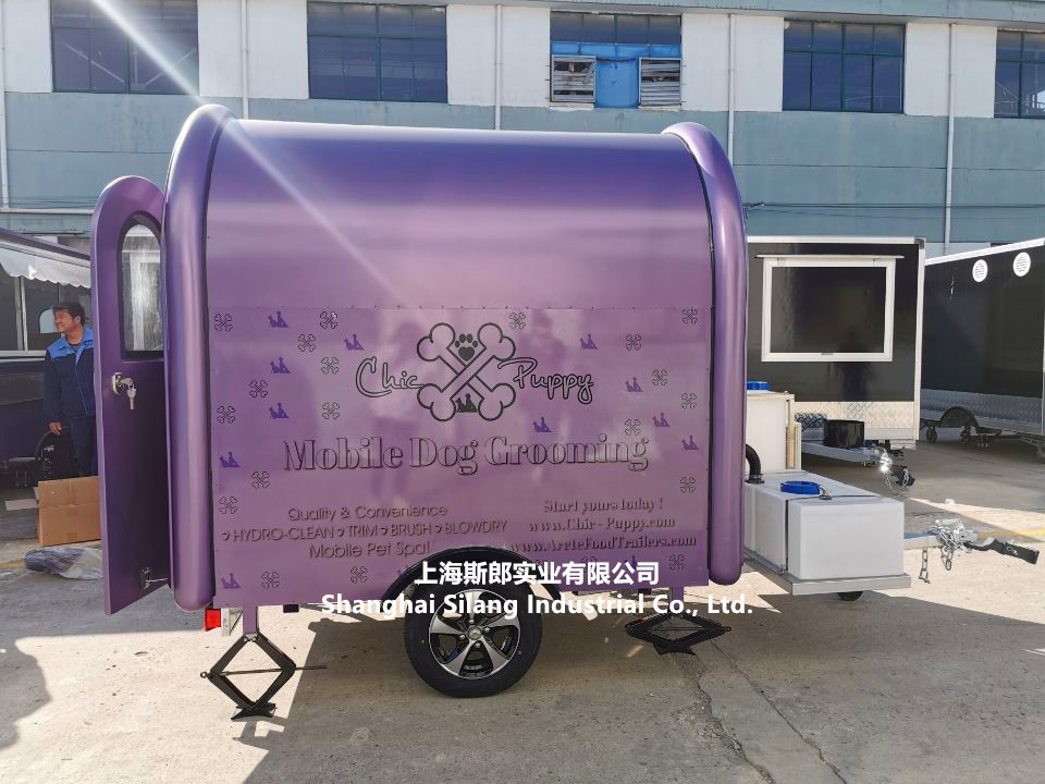 Mobile Dog Grooming Trailer in USA/ Camper Dog Washing Machine Food Truck/ Customize according your requirements