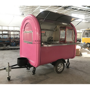 SILANG SL-6 Pink food truck Multi-functional mobile food trucks mobile food carts