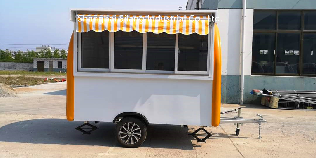 SLUNG Outdoor Mobile Street Fast Food Kiosk/street food cart Food Truck for sale EU