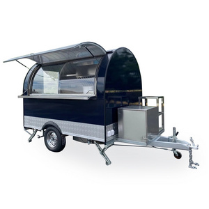 Customized Ireland  best-selling food truck, ice cream cart trailer, American standard street mobile coffee trailer