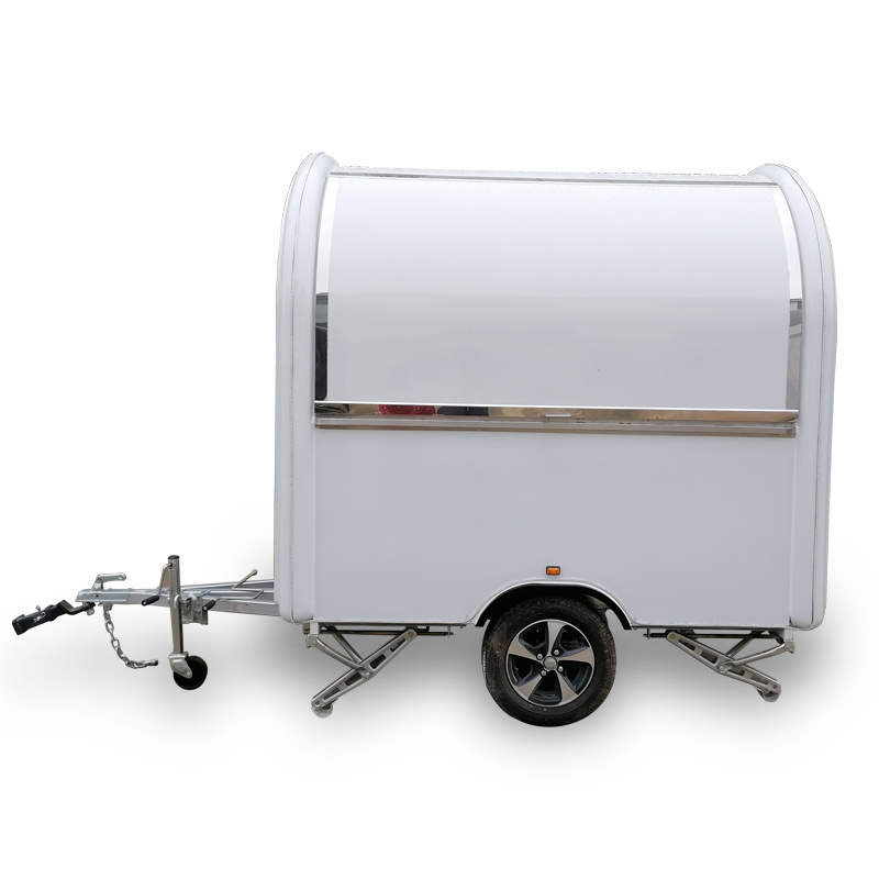 Customized mobile camping caravan ice cream pizza coffee hamburger crepe churro food trailer camper rv food trailer kiosk